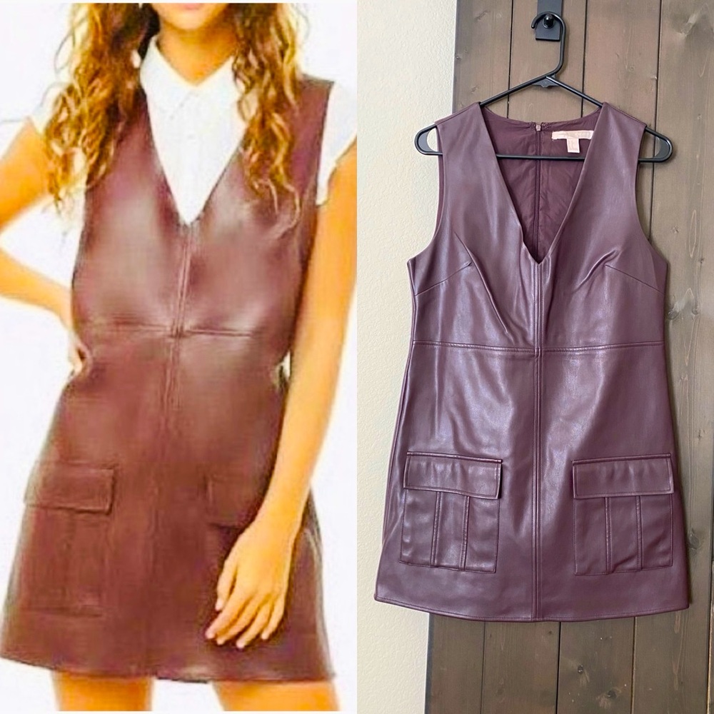 F21 Faux Leather Dress